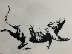 Banksy (b 1974) ‘Clockwork Rat’ From GDP Exhibition, Screenprint, Provenance, Croydon, 2019