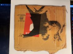 Banksy Rare Sicily Museum Invite Card Rare Free Post In UK