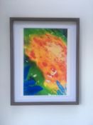 Jamie Reid (1947-23) ‘Untitled’ Abstract Print, Anarchy Moniker Within The Image, 30 x 43cms, 200...