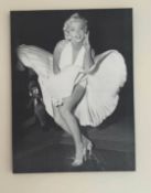 Marylin Monroe Poster Large Framed Canvas