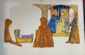 Snow White Original Vintage 1970's Book Artwork & COA & Copy of Page Free Post In UK Cover