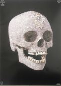 Damien Hirst (b 1965) Diamond Skull Poster, For The Love of God, Whitecube Gallery, 1st Ed, 2007