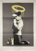 Banksy (b 1974-)'Forgive Us Our Trespassing', Original Double-Sided Poster and Don't Panic Pack 2...