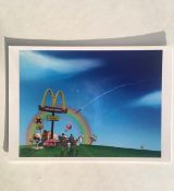 Anthony Micallef (b 1974-) Original ‘It’s A Wonderful World’ Postcard From Lazerides Gallery, 200...