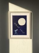 David Shrigley OBE (b 1968) ‘The Moon’, Shrig Mini Series Offset Lithograph, Framed, Edition, 202...
