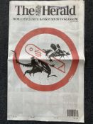 Banksy Limited Edition Glasgow Newspaper Free Post Worldwide