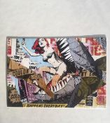Faile (b 1975 & 76-) Original ‘It Happens Everyday’ Postcard From Lazerides Gallery, 2007