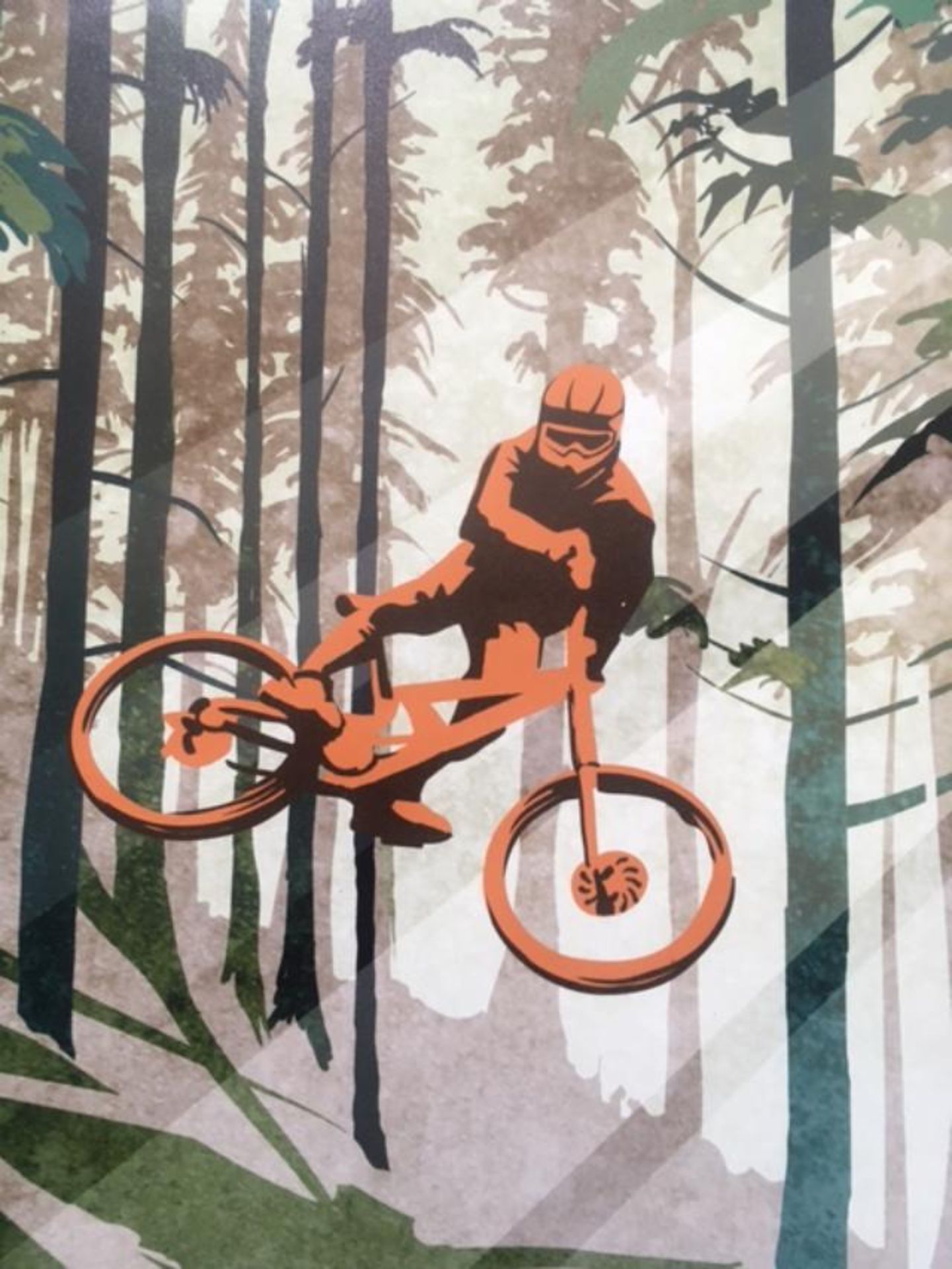 Filsouf. S (b1994) ‘My Therapy’ Mountain Bike, X Trail, Lithograph. 2024. - Image 2 of 5