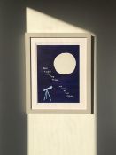 David Shrigley OBE (b 1968) ‘The Moon’, Shrig Mini Series Offset Lithograph, Framed, Edition, 202...
