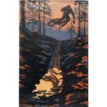 Filsouf. S (b1994) ‘Extreme’, Mountain Bike, X Trail, Lithograph. 2024.