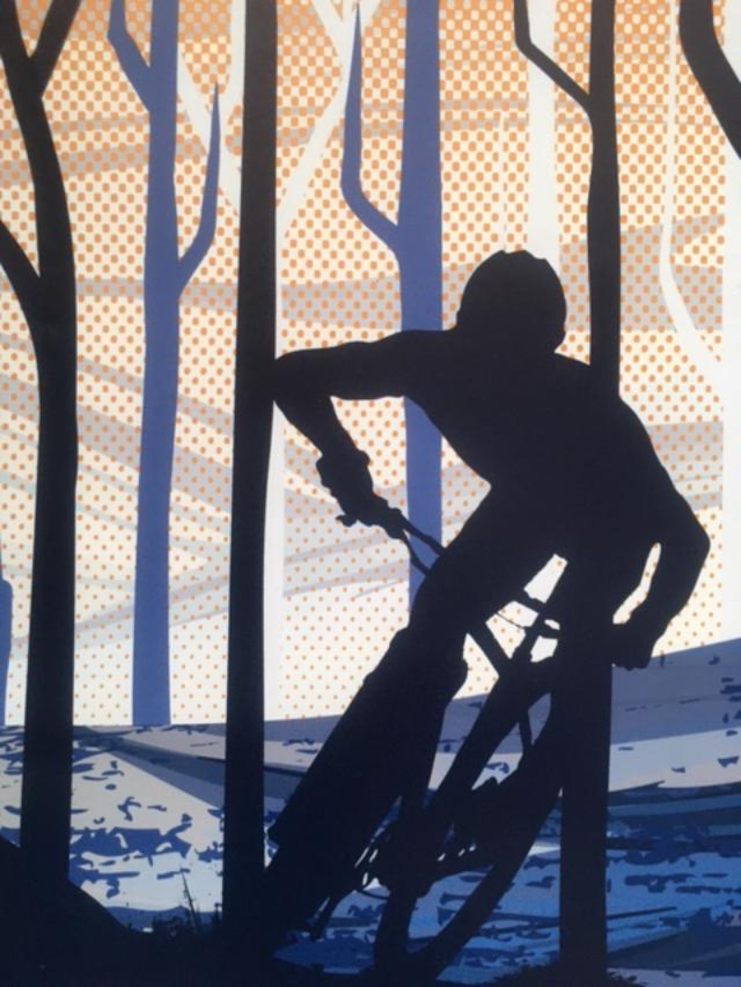 Filsouf. S (b1994) ‘Life Behind Bars’, Mountain Bike, X Trail, Lithograph. 2024. - Image 5 of 6