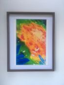 Jamie Reid (1947-23) ‘Untitled’ Abstract Print, Anarchy Moniker Within The Image, 30 x 43cms, 200...