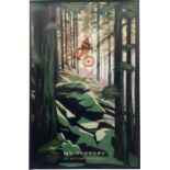 Filsouf. S (b1994) ‘My Therapy’ Mountain Bike, X Trail, Lithograph. 2024.