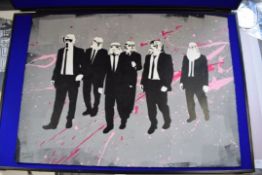 Starwars RYCA (b1981) ‘Reservoir Troopers, Mr Pinks Moment’, Screenprint, Signed, Unique, 2013