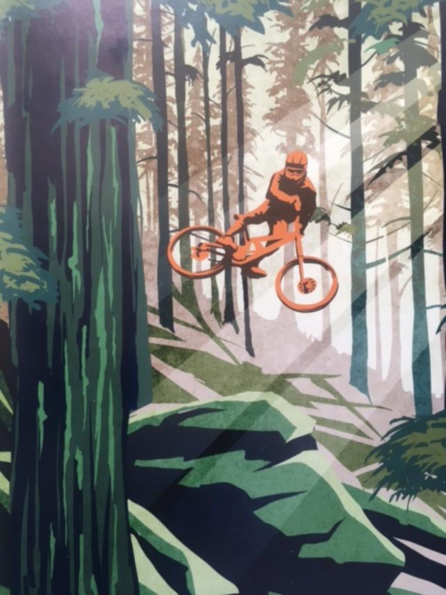 Filsouf. S (b1994) ‘My Therapy’ Mountain Bike, X Trail, Lithograph. 2024. - Image 4 of 5