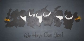 EXTC (b1970) 'We Hate Our Jobs' Urban/Street, Signed, Editioned, 2008