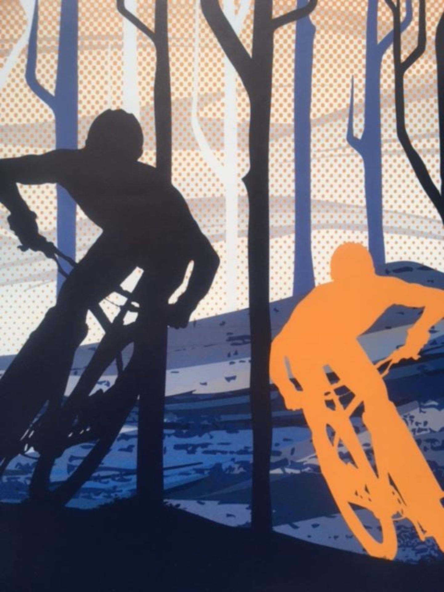 Filsouf. S (b1994) ‘Life Behind Bars’, Mountain Bike, X Trail, Lithograph. 2024. - Image 3 of 6