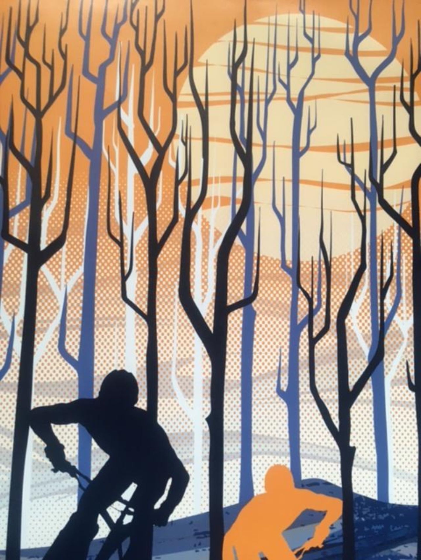 Filsouf. S (b1994) ‘Life Behind Bars’, Mountain Bike, X Trail, Lithograph. 2024. - Image 4 of 6