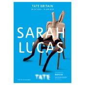 Sarah Lucas (b 1962) Offset Lithograph of (Bunny, 1997) At Happy Gas Exhibition, Discontinued, 20...