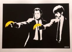 Banksy (b1974) ‘Pulp Fiction’ Screenprint, Editioned /500,Original West Country Prince, 2018