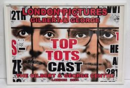 Gilbert & George (b.1943 & 42) ‘Top Tots’, Offset Lithograph, Signed, Open Edition, Framed, 2024