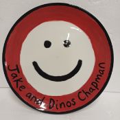 Jake and Dinos Chapman(b.1962 & 66) ‘Smileandtheworldsmileswithyou’ Hand Signed, Editioned, 2018