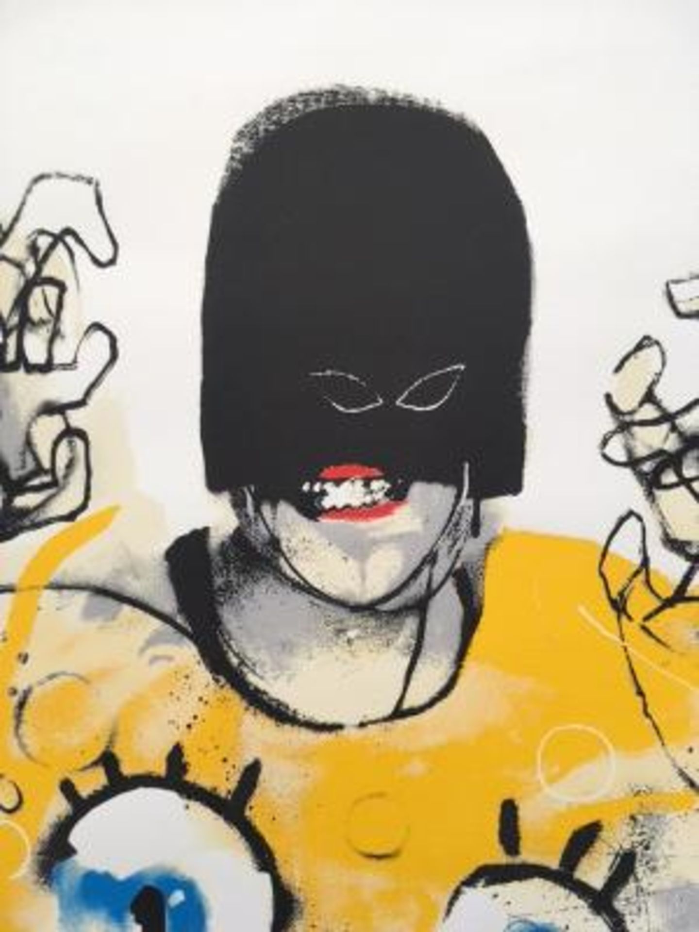 Anthony Lister (b.1980) Lister Self-Portrait, Pictures On Walls (POW) 2012, Like Banksy - Image 6 of 13