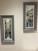 2 Venetian Framed Canvas Prints By Sabrina Roscino
