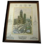 A Ken Howard OBE RA Limited Edition Print (88-100) Berlin - Military Interest C.20thC