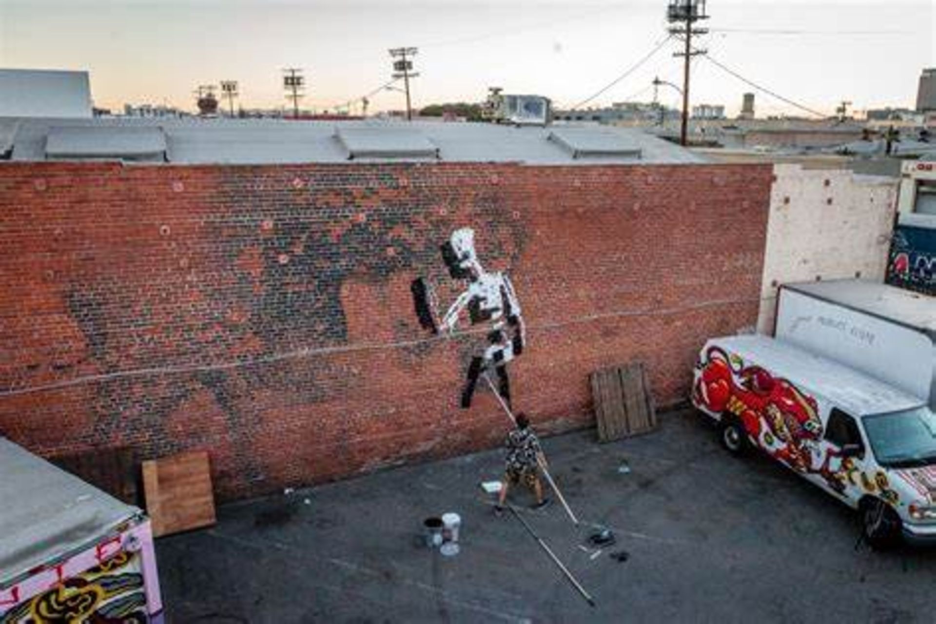 Anthony Lister (b.1980) Lister Self-Portrait, Pictures On Walls (POW) 2012, Like Banksy - Image 13 of 13