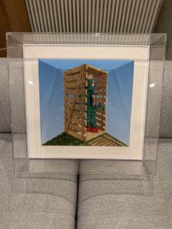 Robotic Artist Proof Edition Patrick Hughes Signed 51cm x 53.3cm x 16cm 3D