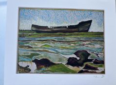 Billy Childish Hand Signed Limited Edition Free Post UK Distant Shores