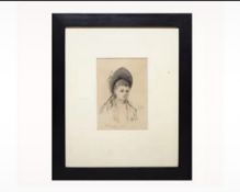 After Paul Cesar Helleu Portrait; Pencil and Crayon