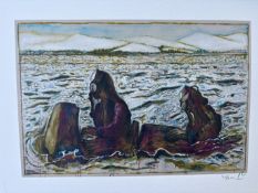 Billy Childish Hand Signed Limited Edition Free Post UK The Three Standing Stones