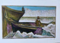 Billy Childish Hand Signed Limited Edition Free Post UK The FIsherman
