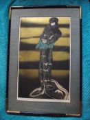 Shizuo Nishizawa (1912-1997) - Limited Edition No.1/30 Etching/Silkscreen "Tamate Gozen"