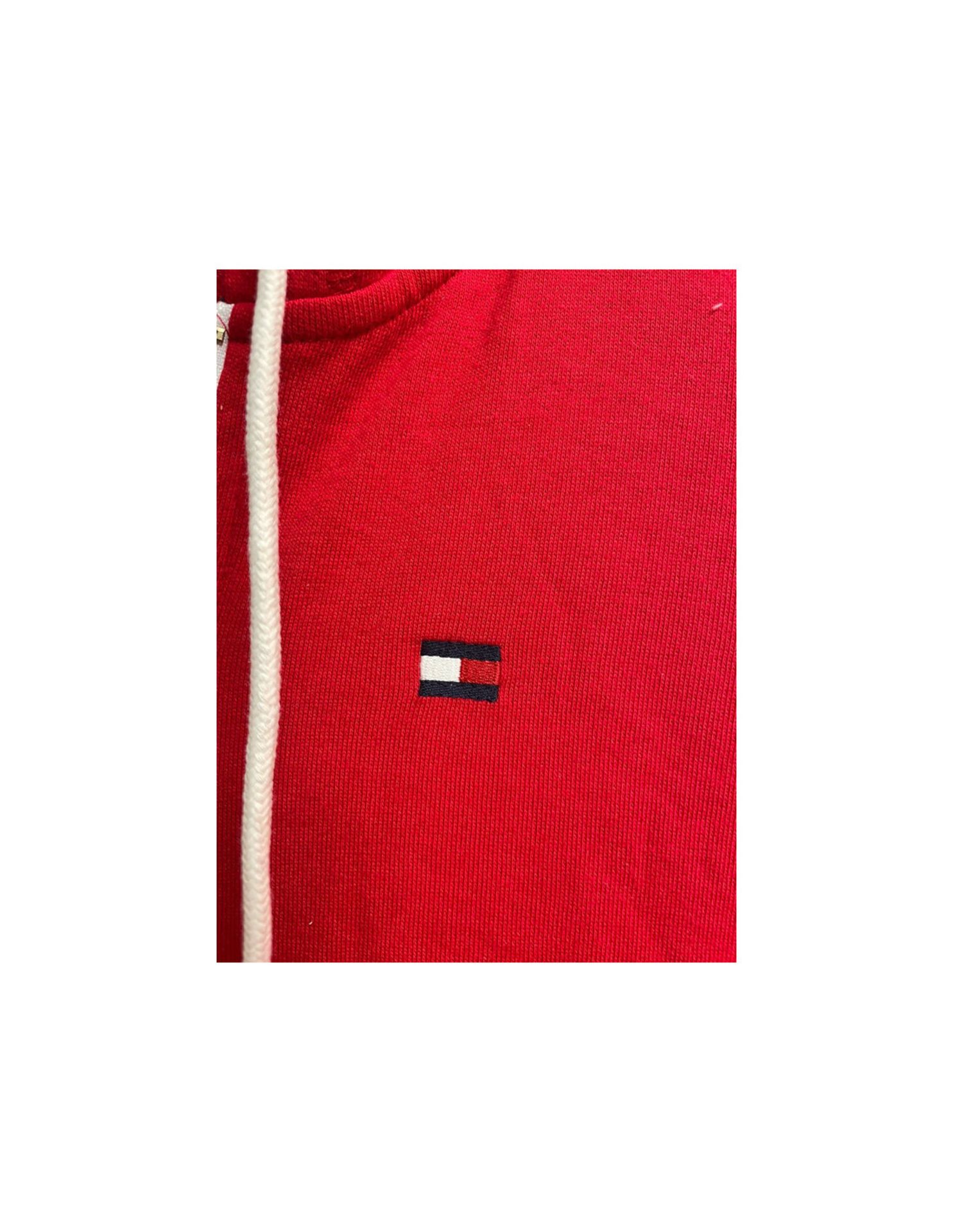 10 x Tommy Hilfiger Women's Red Contrast Zip Hoodie XS - New - RRP £550.00 - Image 4 of 6