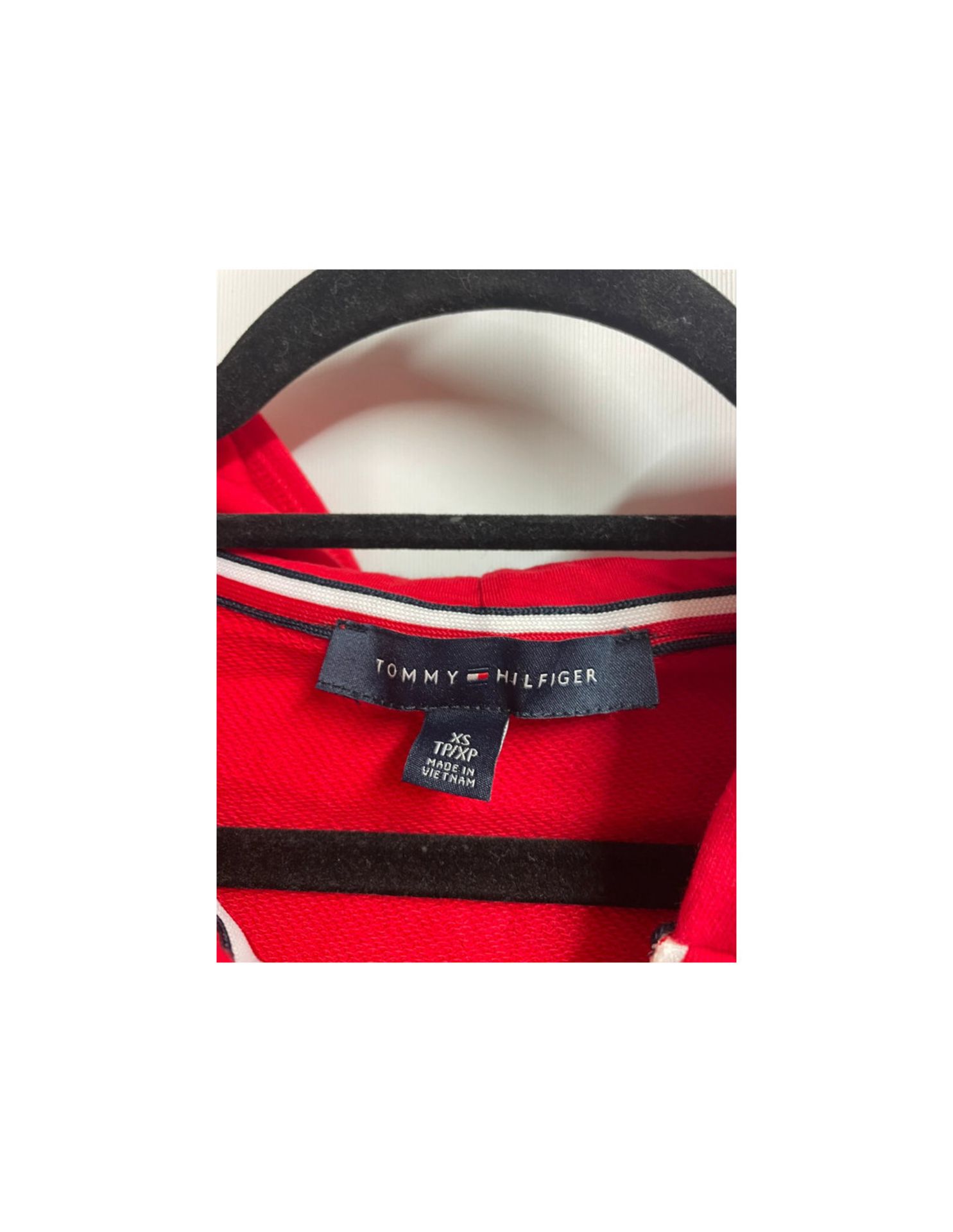 10 x Tommy Hilfiger Women's Red Contrast Zip Hoodie XS - New - RRP £550.00 - Image 5 of 6