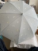 Holly & Beau Kids Umbrella, Dalmatian Print, Colour changing. Light Blue. One szie