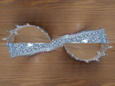 3 x Crystal Silver Colour Crowns