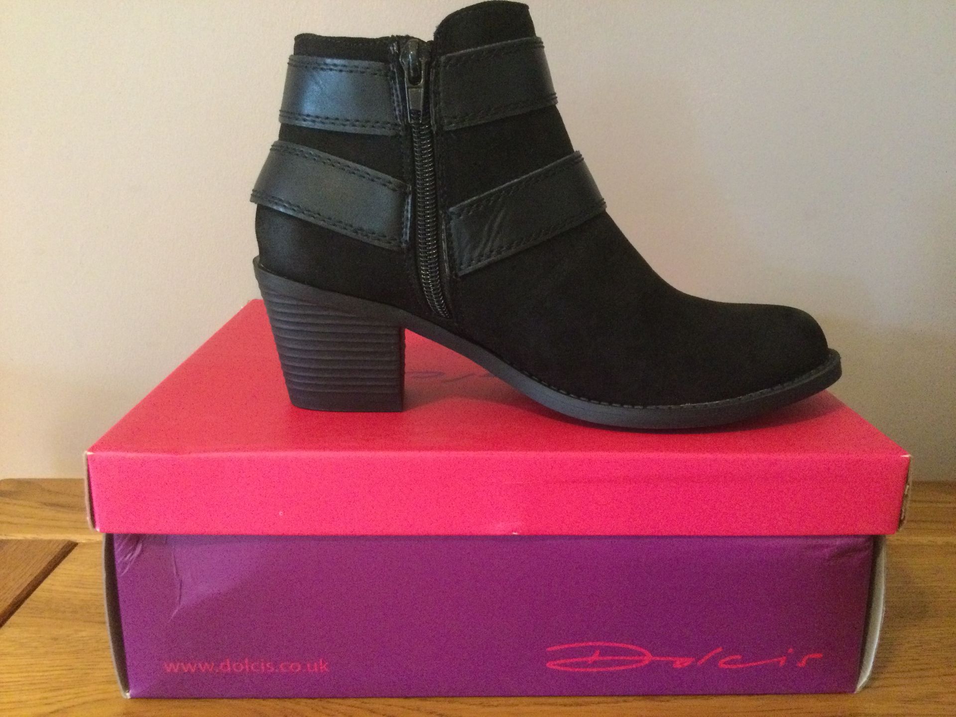 Dolcis “Quincy” Ankle Boots, Size 4, Black - New RRP £49.99 - Image 5 of 5