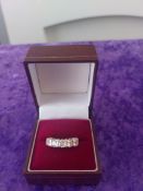 Dress Ring With Crystal Stones