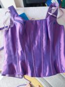 Purple Taffeta Bodice
