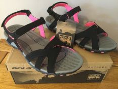 Title: Gola Womens ÒCedarÓ Hiking Sandals, Black/Hot Pink, Size 7 - Brand NewDescription: Gola