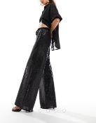Title: Size UK 10 Closet London Embellished Tailored Pants In Black RRP £105 Brand New With