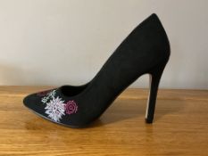 Dolcis “Tanya” High Heel Court Shoes, Size 4, Black - New RRP £34.99