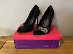 Dolcis “Tanya” High Heel Court Shoes, Size 3, Black - New RRP £34.99