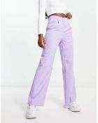 Title: Brand New Miss Selfridge Slouchy Dad Trouser In Lilac Size UK 16 RRP £35.99Description: Brand