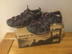 Title: Gola Women's ÒShingle 3Ó Hiking Sandals, Black/Pink, Size 3 - Brand NewDescription: Gola