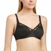 24 Naturana Black Bras Sizes 32 34 36 38 40 42